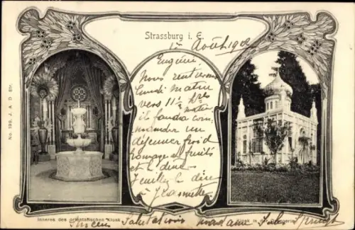 Ak Strasbourg Straßburg Elsass Bas Rhin, Kiosk