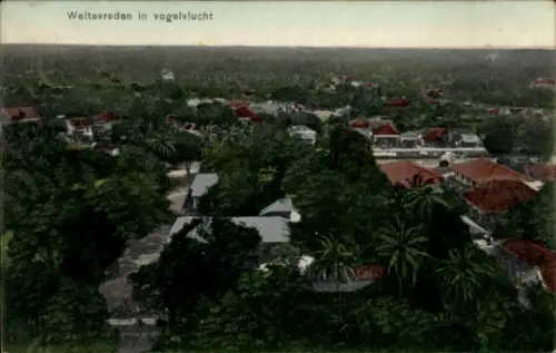 Ak Weltevreden Batavia Jakarta Indonesien, Vogelperspektive