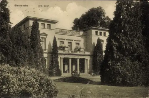 Ak Hamburg Altona Blankenese, Villa Baur