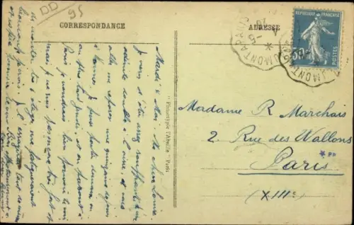 Ak L'Isle Adam Val d’Oise, La Plage, Entree de la Plage