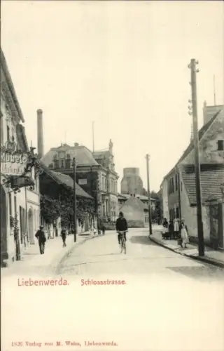 Ak Bad Liebenwerda in Brandenburg, Schlossstraße