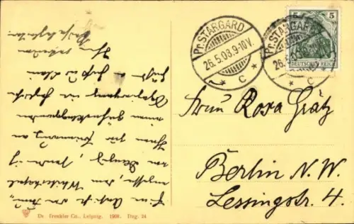 Ak Gdańsk Danzig, Frauengasse