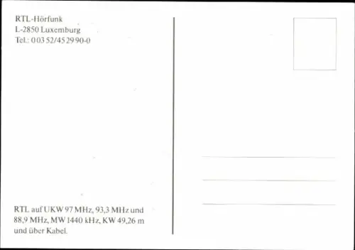 Autogrammkarte Radiomoderator Rainer Holbe, Portrait, Autogramm