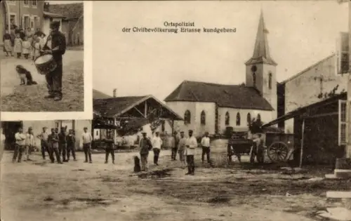 Ak Cogney Meurthe et Moselle, Ortspolizist der Civilbevölkerung Erlasse kundgebend