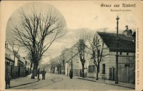 Ak Berlin Neukölln Rixdorf, Richard-Straße