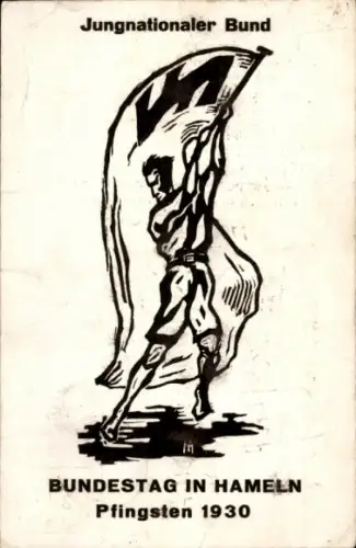 Ak Hameln an der Weser Niedersachsen, Jungnationaler Bund, Bundestag 1930
