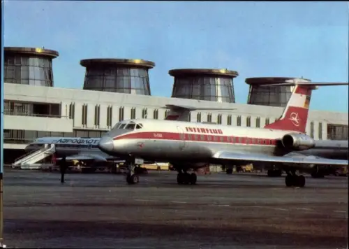 Ak Leningrad Sankt Petersburg Russland, Iljuschin IL 62, Interflug, Aeroflot, Flughafen