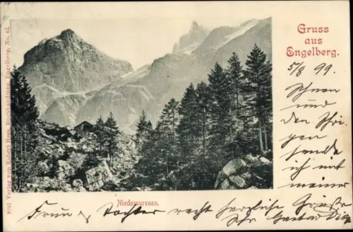 Ak Engelberg Kanton Obwalden Schweiz, Niedersurenen