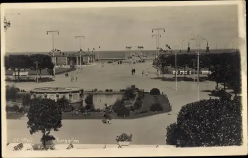 Foto Ak Sopot Gdańsk Zoppot Danzig, Kurgarten