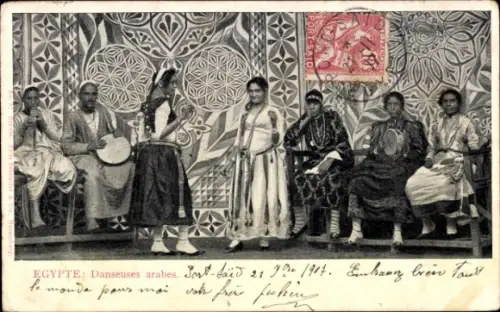 CPA Égypte, Danseuses arabes