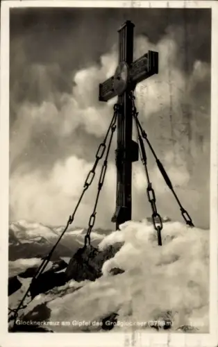 Ak Großglockner Kärnten, Glocknerkreuz