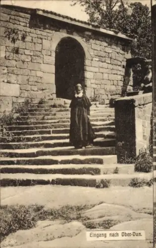 Ak Dun sur Meuse, Eingang nach Ober-Dun