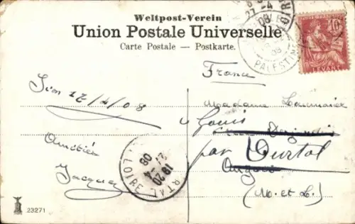 Ak Tel Aviv Jaffa Israel, Tabithabrunnen,  Fontaine de Tabitha, Tabitha's Well