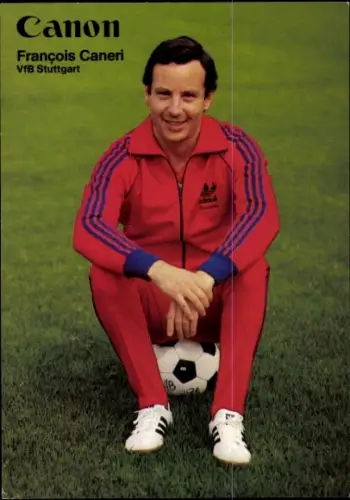 Autogrammkarte Physiotherapeut und Masseur Francois Caneri, VfB Stuttgart