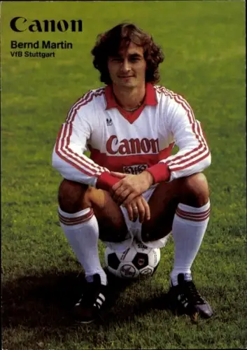 Autogrammkarte Fußballer Bernd Martin, VfB Stuttgart