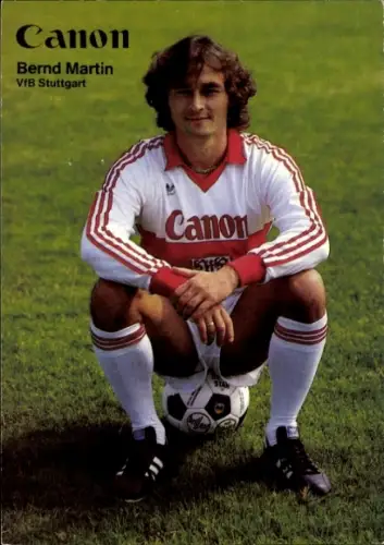Autogrammkarte Fußballer Bernd Martin, VfB Stuttgart