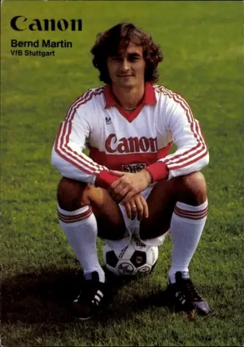 Autogrammkarte Fußballer Bernd Martin, VfB Stuttgart