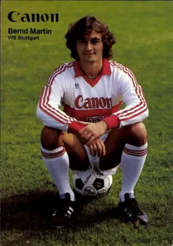 Autogrammkarte Fußballer Bernd Martin, VfB Stuttgart