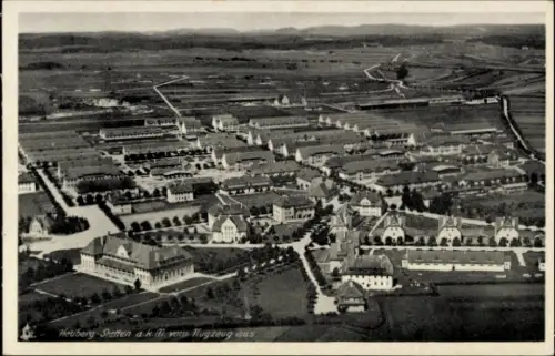 Ak Stetten am kalten Markt, Lager Heuberg vom Flugzeug aus