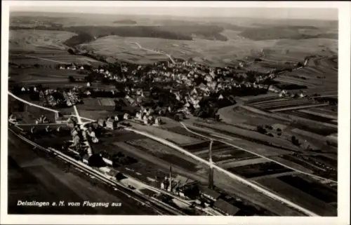 Ak Deißlingen am Neckar, Fliegeraufnahme