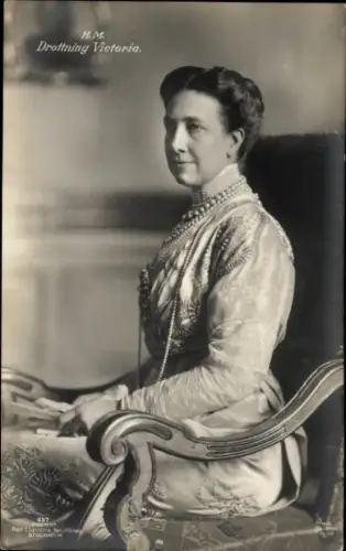 Ak Drottning Victoria, Viktoria von Baden, Königin Viktoria von Schweden