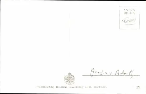 Ak König Gustaf VI Adolf, Uniform