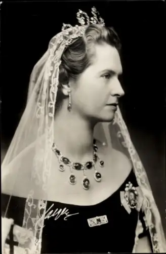 Ak Prinzessin Sibylla von Sachsen-Coburg und Gotha, Portrait