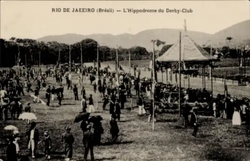 Ak Rio de Janeiro Brasilien, Hippodrome des Derby-Club
