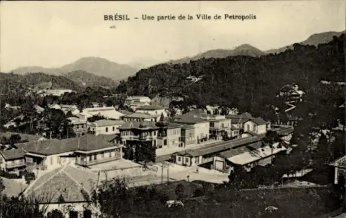 Ak Petrópolis Brasilien, Teilansicht