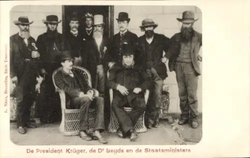 Ak Südafrika, Präsident Kruger, Dr. Leyds, Staatsräte