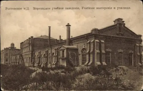 Ak Rostov Rostow am Don Russland, Gebäude