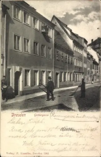 Ak Dresden, Gerbergasse