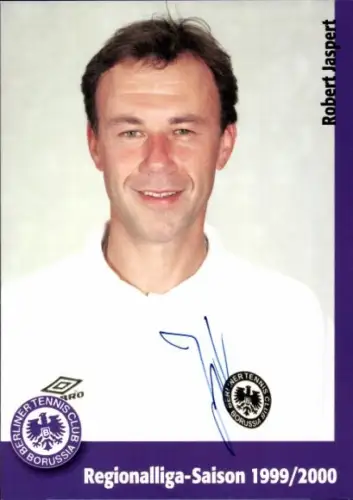 Autogrammkarte Trainer Robert Jaspert, Tennis Borussia Berlin, Autogramm