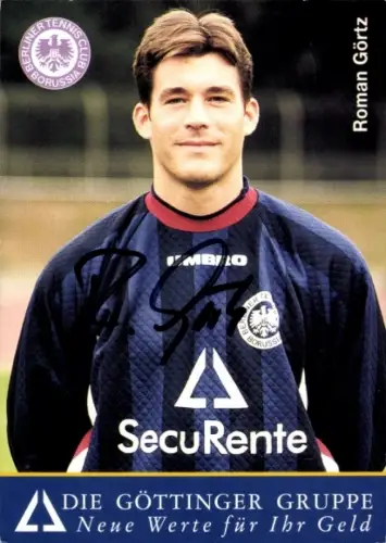 Autogrammkarte Fußballer Roman Görtz, Tennis Borussia Berlin, Autogramm