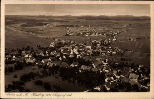 Ak Stetten am kalten Markt, Lager Heuberg, Fliegeraufnahme