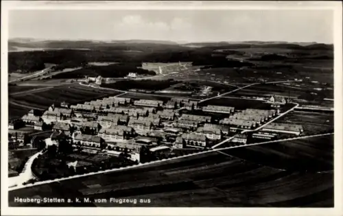 Ak Stetten am kalten Markt, Lager Heuberg, Fliegeraufnahme