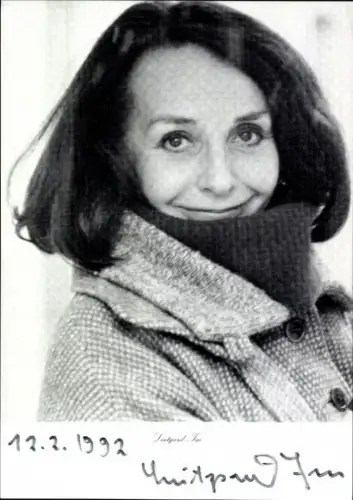 Ak Schauspielerin Luitgard Im, Portrait, Autogramm