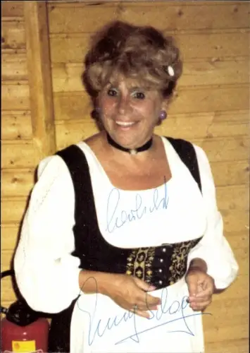 Ak Schauspielerin Emmy Schörg, Portrait, Autogramm