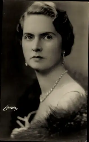 Ak Prinsessan Sibylla, Sibylla von Sachsen-Coburg und Gotha, Erbprinzessin von Schweden