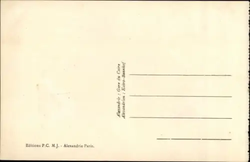 Ak Alexandria Ägypten, Cairo Railway Station