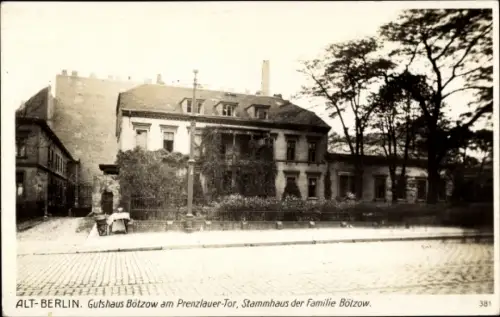 Ak Berlin Prenzlauer Berg, Gutshof Haus Bötzow am Prenzlauer Tor, Prenzlauer Allee 248