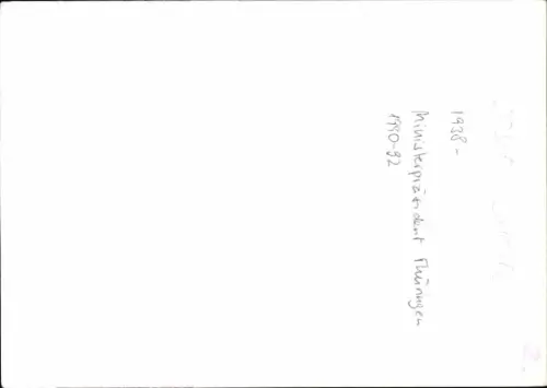 Ak Politiker Josef Duchac, Portrait, Autogramm