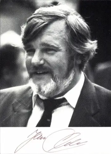 Ak Politiker Jan Ehlers, Hamburger Senator, Portrait, Autogramm