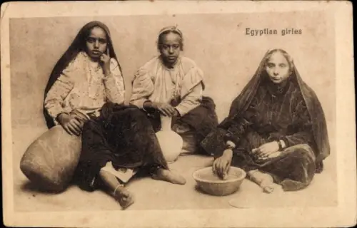 CPA Égypte, Egyptian girles