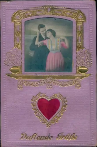 Material Ak Liebespaar, Herz