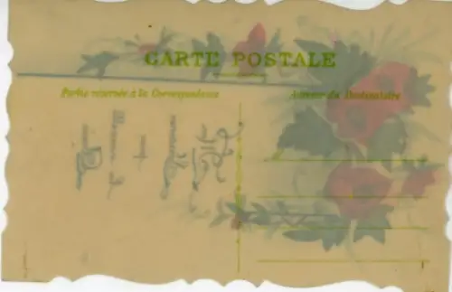 Zelluloid Ak Glückwunsch Neujahr, Blumen