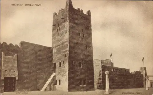 PC London, British Empire Exhibition 1924, Nigeria Buildings