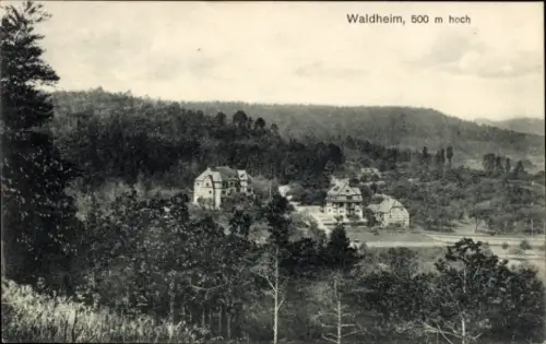 Ak Oberdachstetten Mittelfranken, Blick zum Waldheim