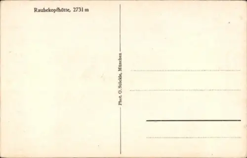 Ak Rauhekopfhütte, Bergsteiger