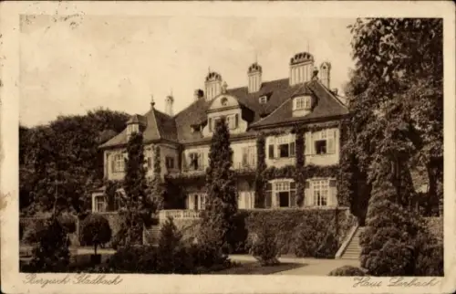 Ak Bergisch Gladbach Nordrhein Westfalen, Haus Lerbach,  Gartenanlage,  